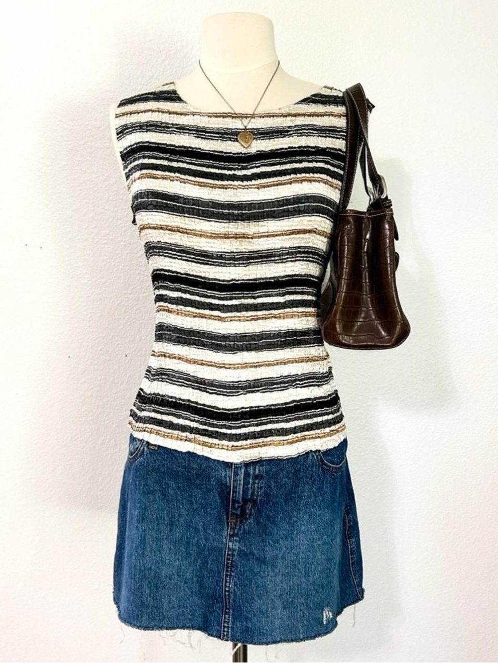 vintage striped tank top